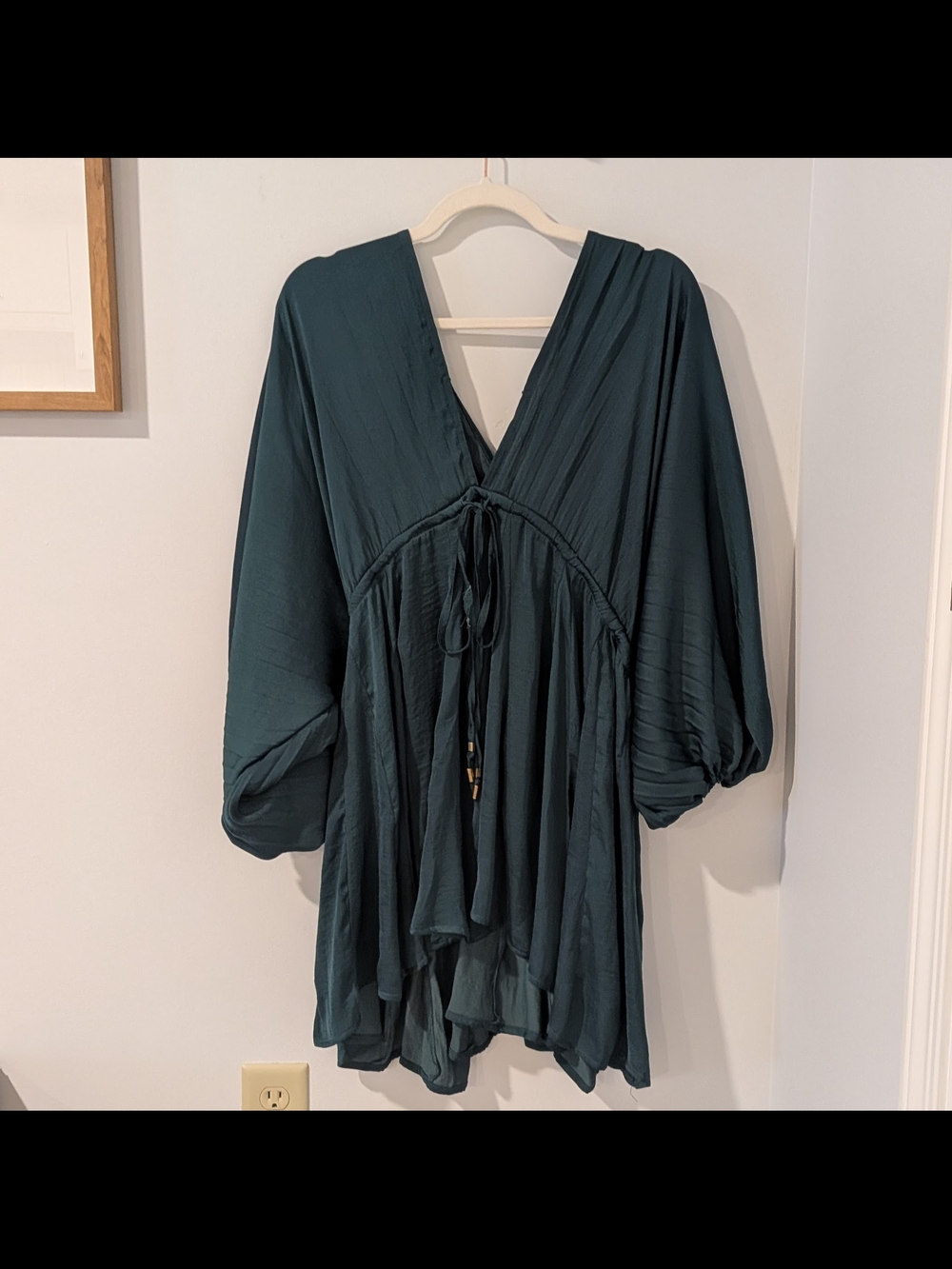 Free People Arzel Mini Dress in Palm Leaf - Sz XS
